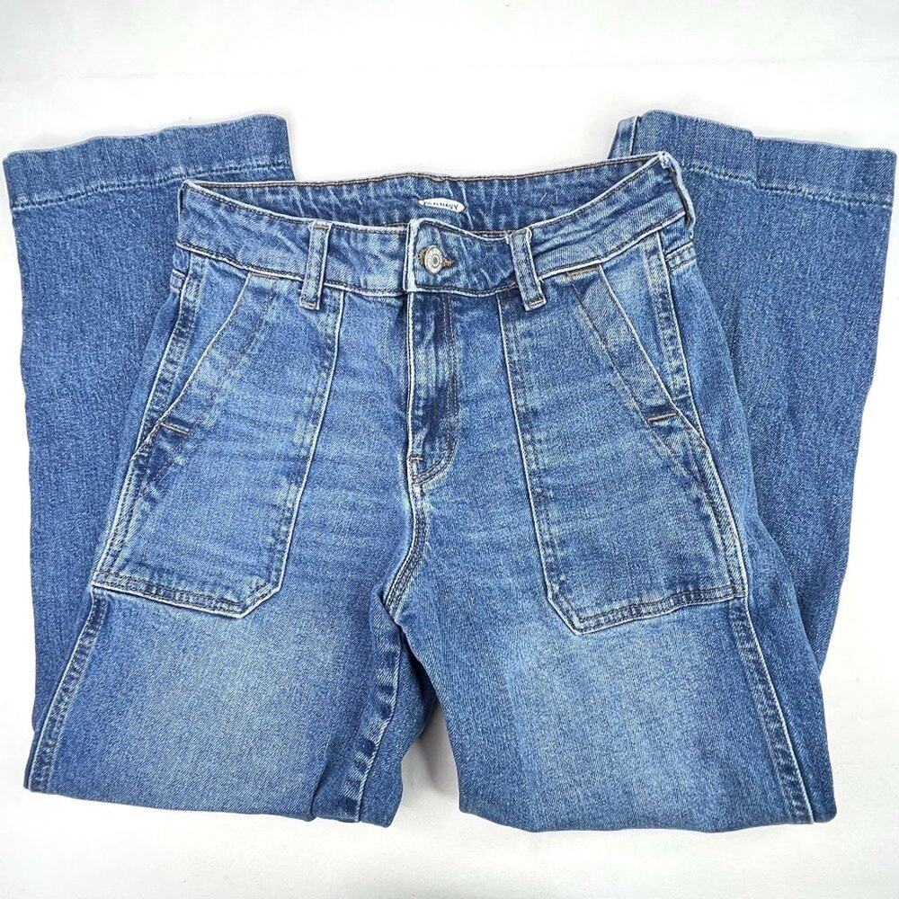 Old Navy High Waisted Straight Crop Jeans Size 2